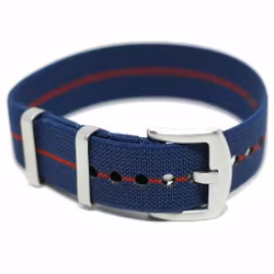 Elastic Single Pass Strap Blå/rød