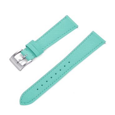 Saffiano Leather Strap Turkis