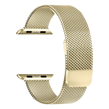 Milanese 2-delt klokkereim i gull til Apple Watch