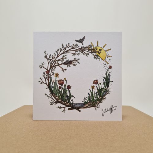 Helena Melehoff: white card - Sun