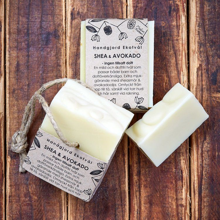 Handmade Eco Soap Shea & Avocado - unscented