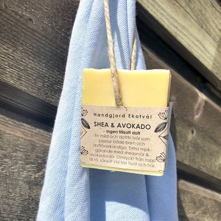 Handmade Eco Soap Shea & Avocado - unscented