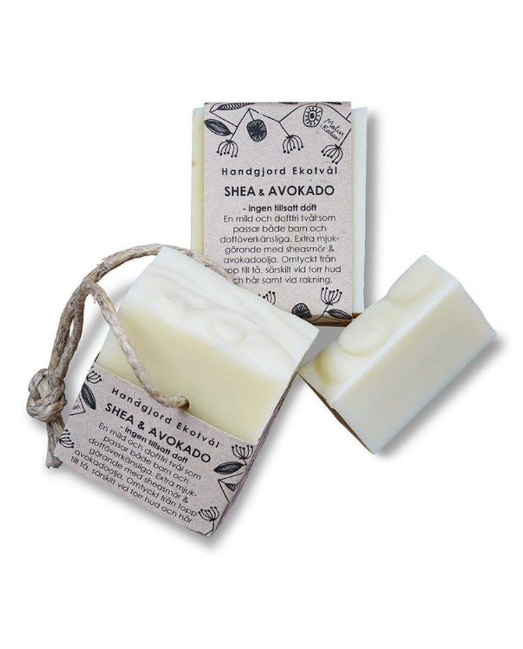 Handmade Eco Soap Shea & Avocado - unscented