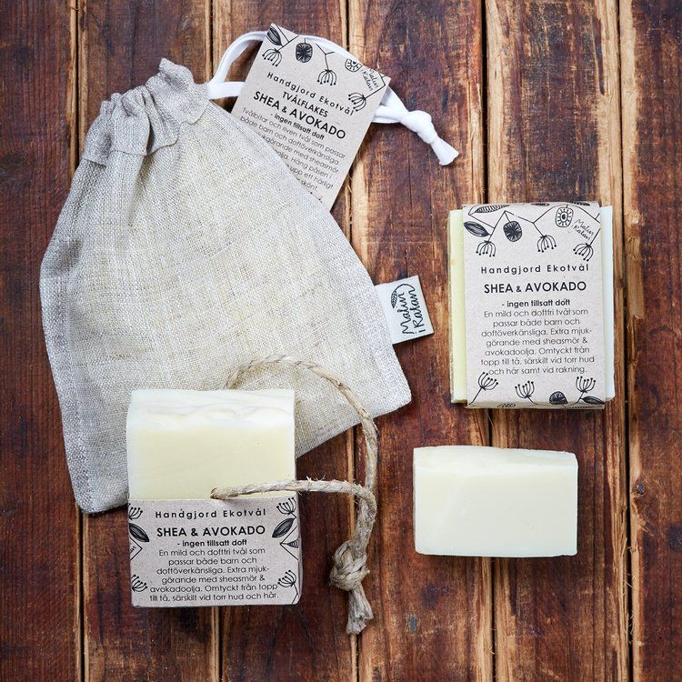 Handmade Eco Soap Shea & Avocado - unscented