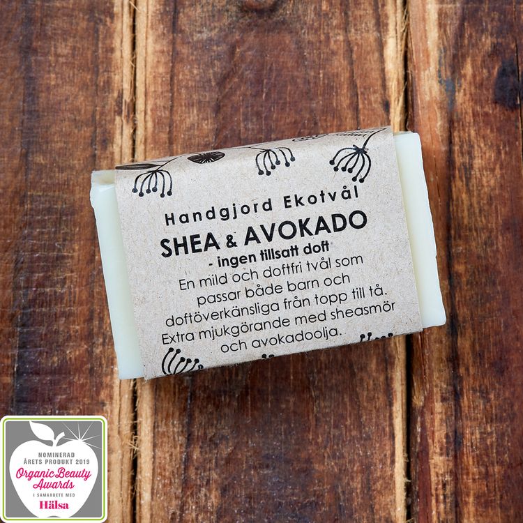 Handmade Eco Soap Shea & Avocado - unscented