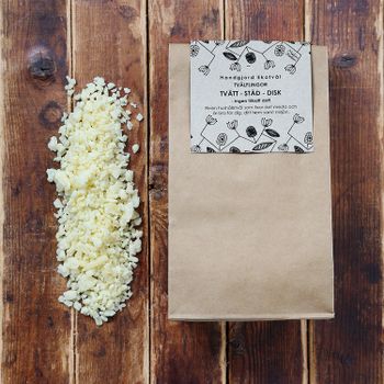 Handmade Eco Soap Laundry-Cleaning-Dishwashing Soap flakes - unscented