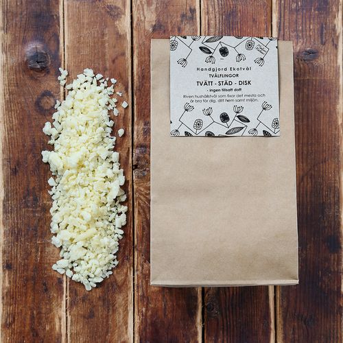 Handmade Eco Soap Laundry-Cleaning-Dishwashing Soap flakes - unscented