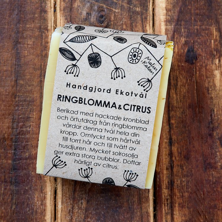 Handmade Eco Soap Calendula & Citrus