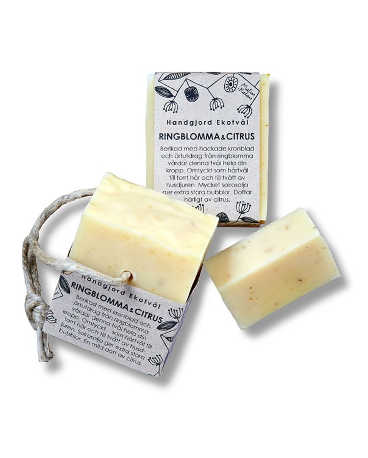 Handmade Eco Soap Calendula & Citrus