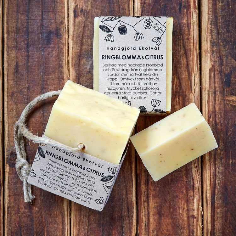 Handmade Eco Soap Calendula & Citrus