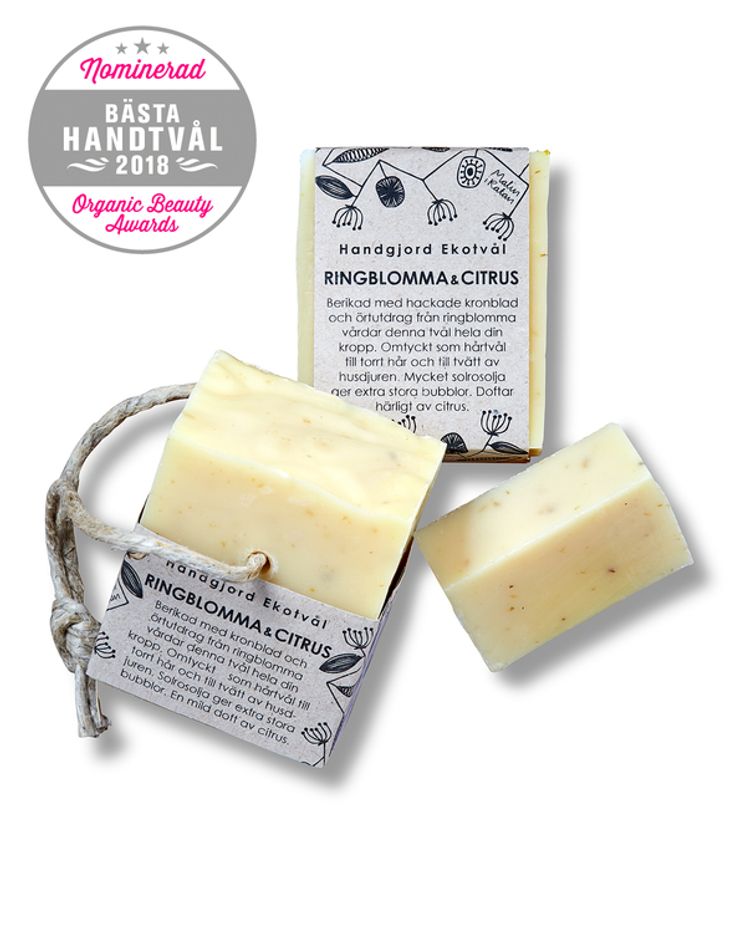 Handmade Eco Soap Calendula & Citrus