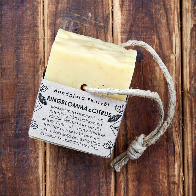 Handmade Eco Soap Calendula & Citrus