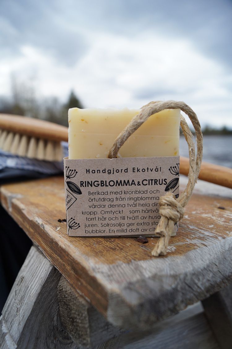 Handmade Eco Soap Calendula & Citrus