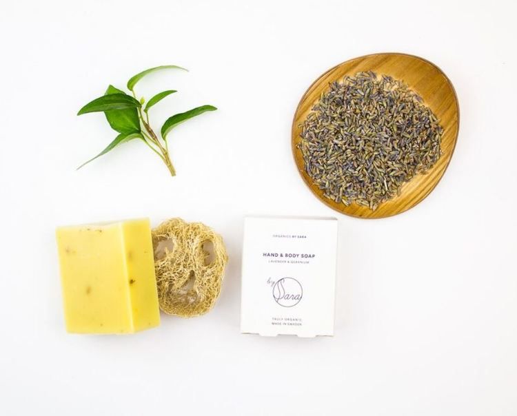By Sara: Soap Hand Hair Body - Lavender & Geranium
