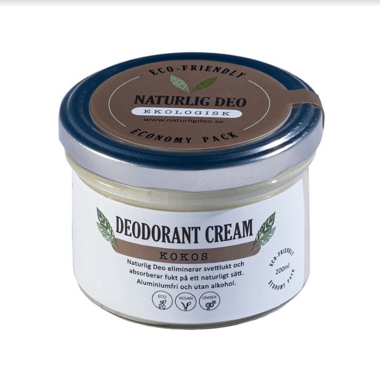 NaturligDeo Cream Coconut - Organic Deodorant