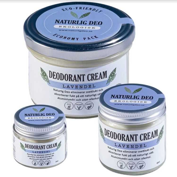 NaturligDeo Cream Lavender - organic deodorant