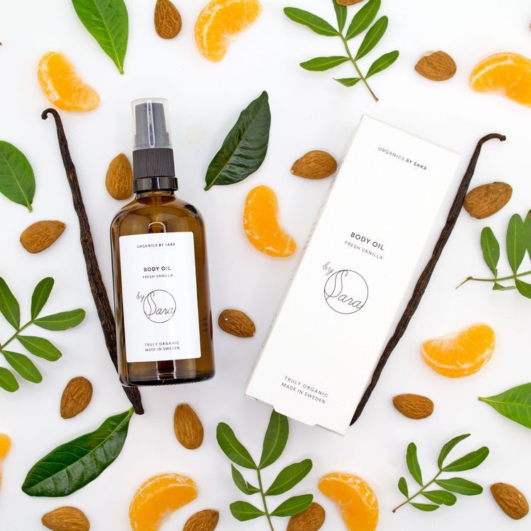 By Sara: Body Oil Fresh Vanilla