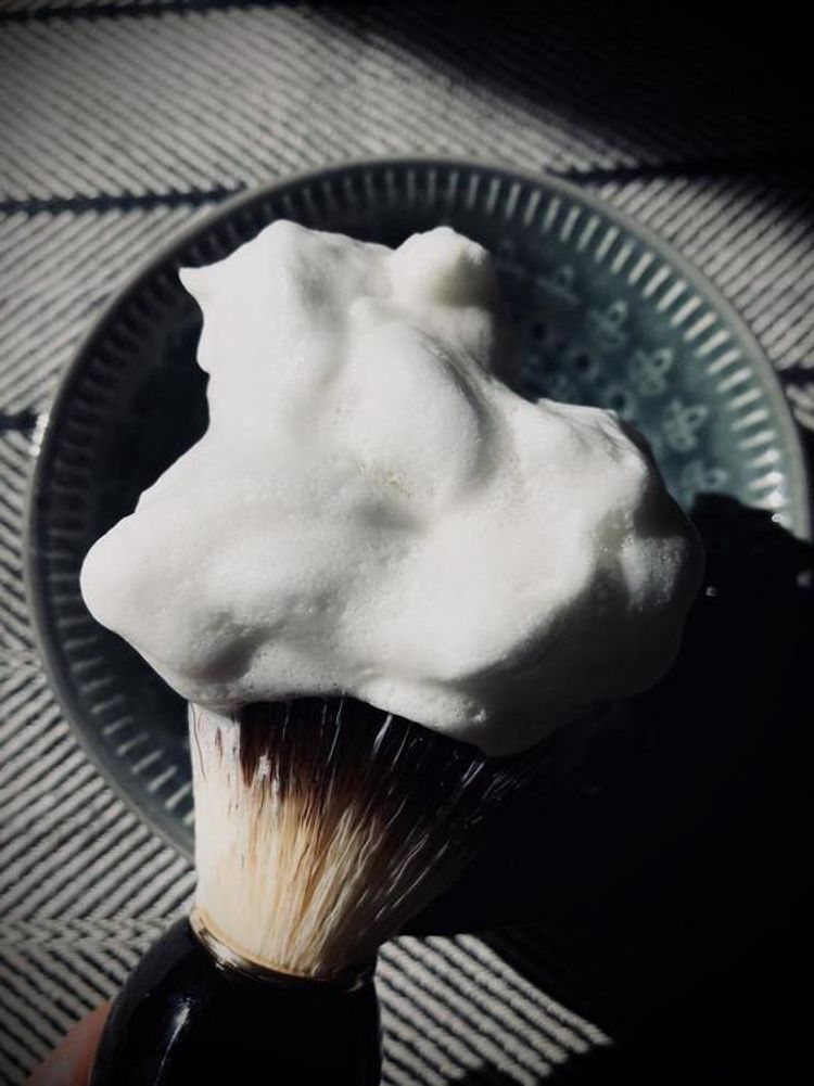 Kaliflower: Organic Shaving Soap  - Lemon and Cedar