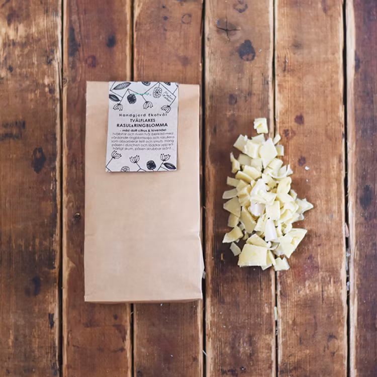 Handmade Eco Soap Rhassoul & Calendula - gentle scent of citrus & lavender