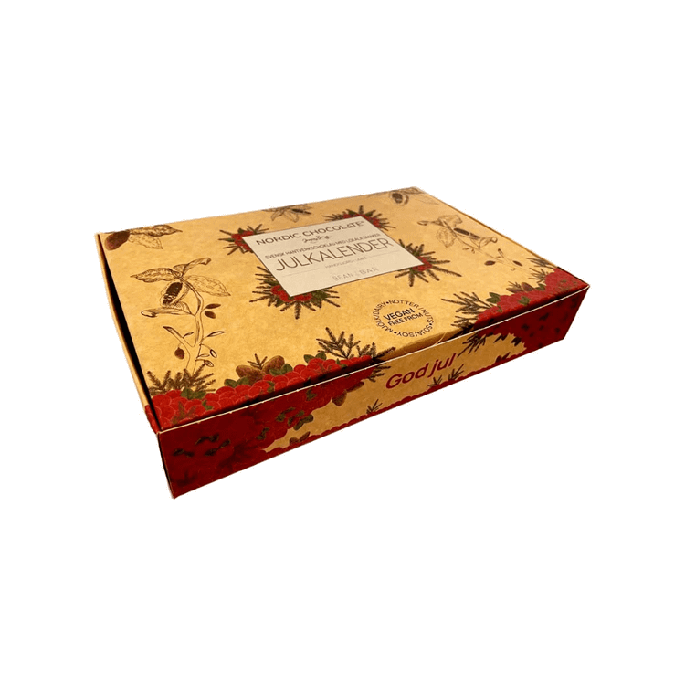 Chokladkalender Julkalender Bean to bar Svensk tillverkad choklad