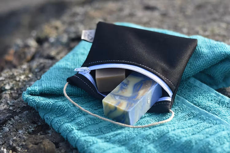 Soap bag for the trip