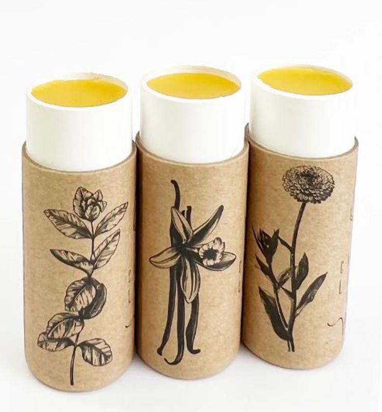 KaliFlower: Lip balm in cardboard sleeve