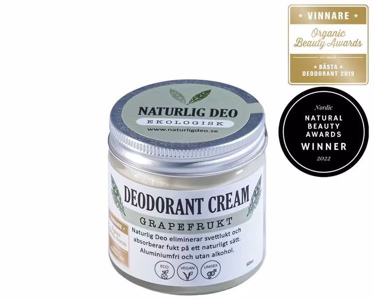 winner nordic natural beauty awards, best deodorant