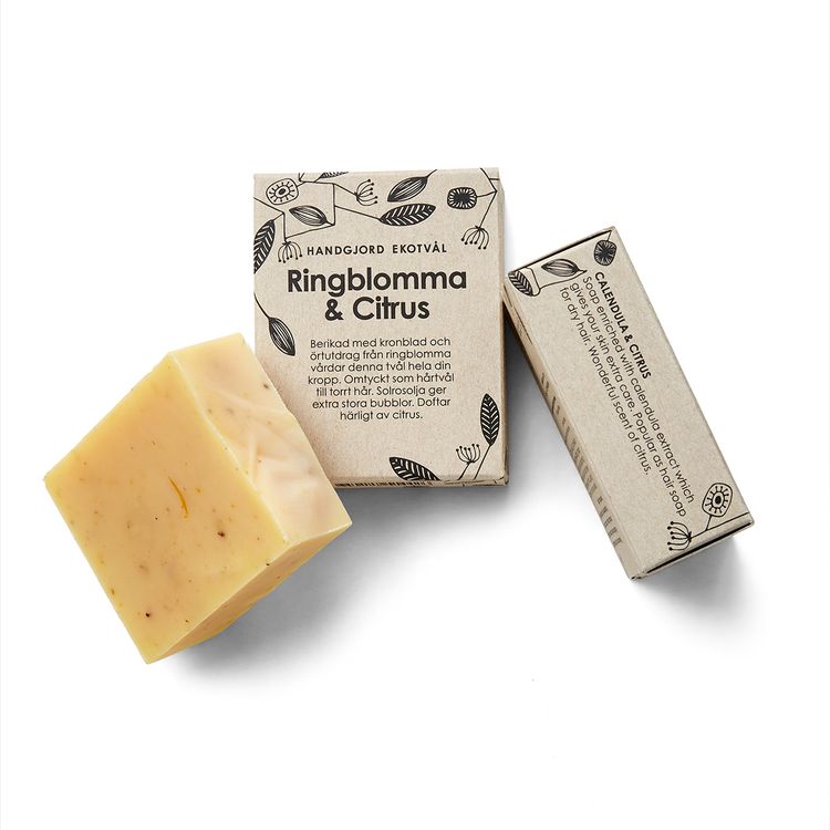Handmade Eco Soap Calendula & Citrus