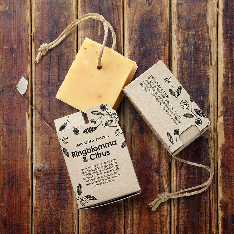 Handmade Eco Soap Calendula & Citrus