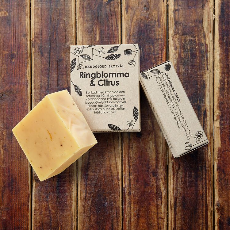 Handmade Eco Soap Calendula & Citrus
