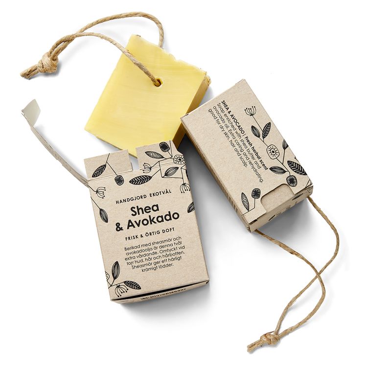 Handmade Eco Soap Shea & Avocado - fresh herbal scent