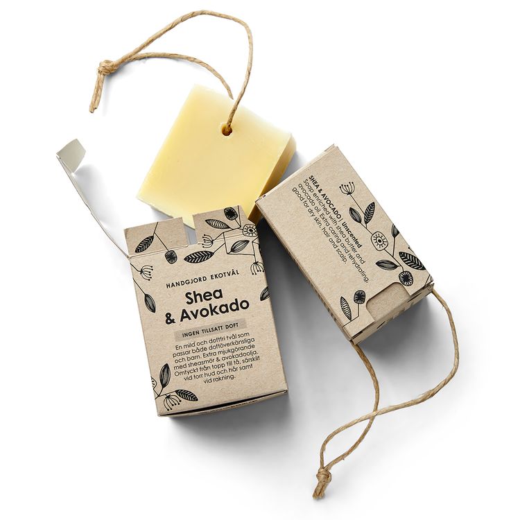 Handmade Eco Soap Shea & Avocado - unscented