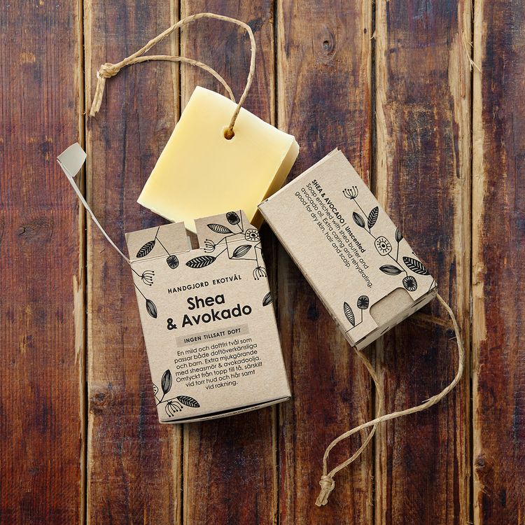 Handmade Eco Soap Shea & Avocado - unscented