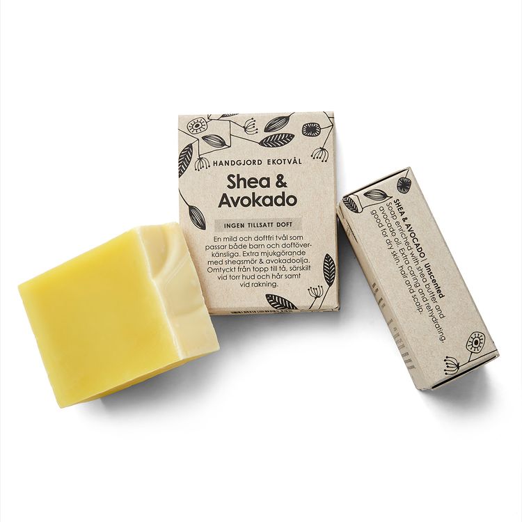 Handmade Eco Soap Shea & Avocado - unscented