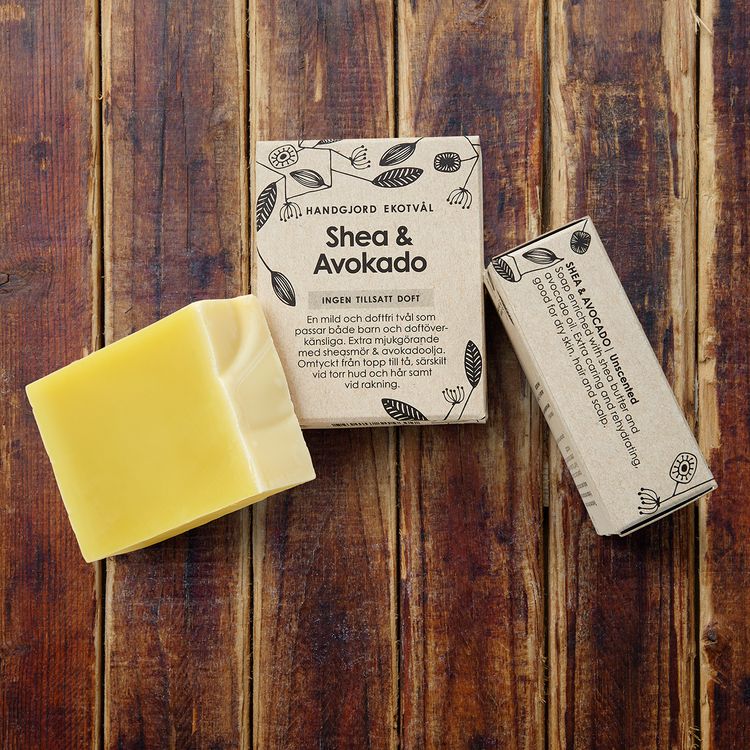 Handmade Eco Soap Shea & Avocado - unscented