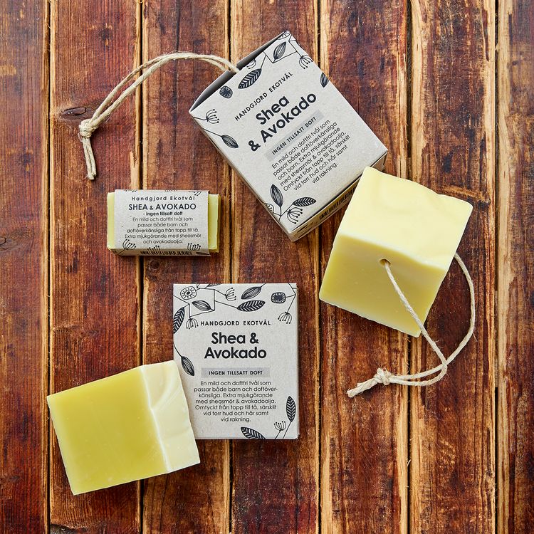 Handmade Eco Soap Shea & Avocado - unscented