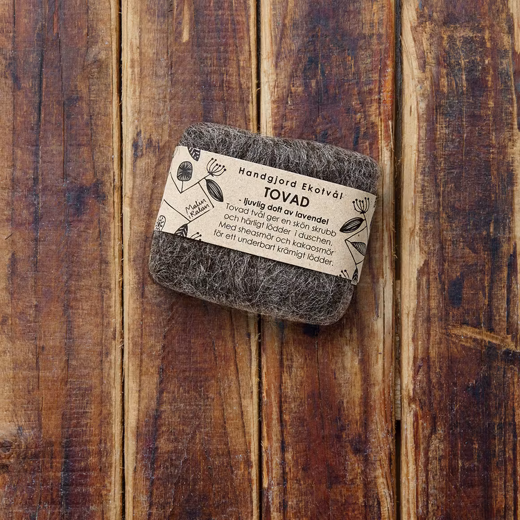 Felted soap