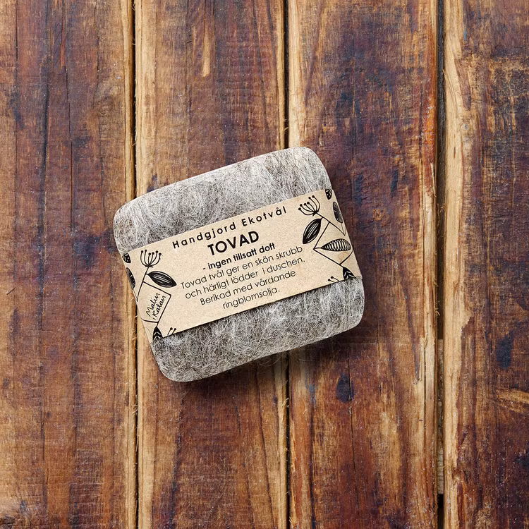 Felted soap