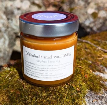 Hast bär & konfektyr: Salty caramel sauce with vanilla