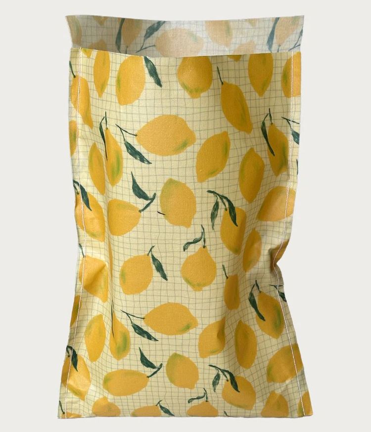 bivaxpåse 5 liter med citronmönster