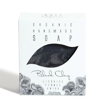 KaliFlower: Organic soap, Black clay - Licorice root