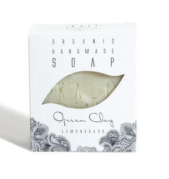 KaliFlower: Organic soap, Green clay - Lemongrass