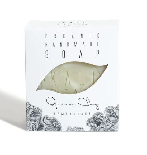 KaliFlower: Organic soap, Green clay - Lemongrass