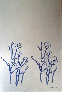 Eva Dahlberg Axelsson - Linnehandduk Anemone