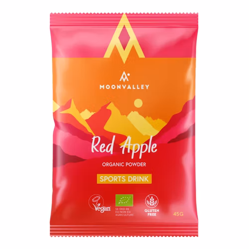 Moonvalley - ekologisk sportdryck rött äpple
