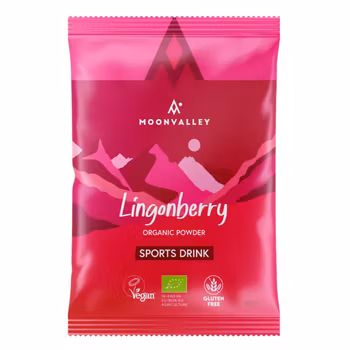 Moonvalley - ekologisk sportdryck lingon