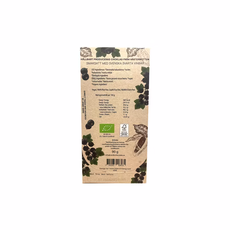 Chocolate 65% with Blackcurrant Berries