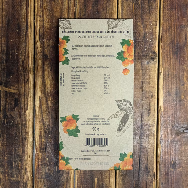Nordic Chocolate - 65% med hjortron