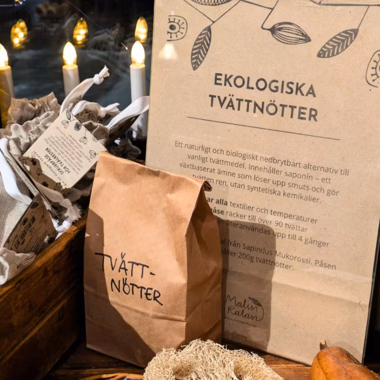 Tvättnötter, ekologiska