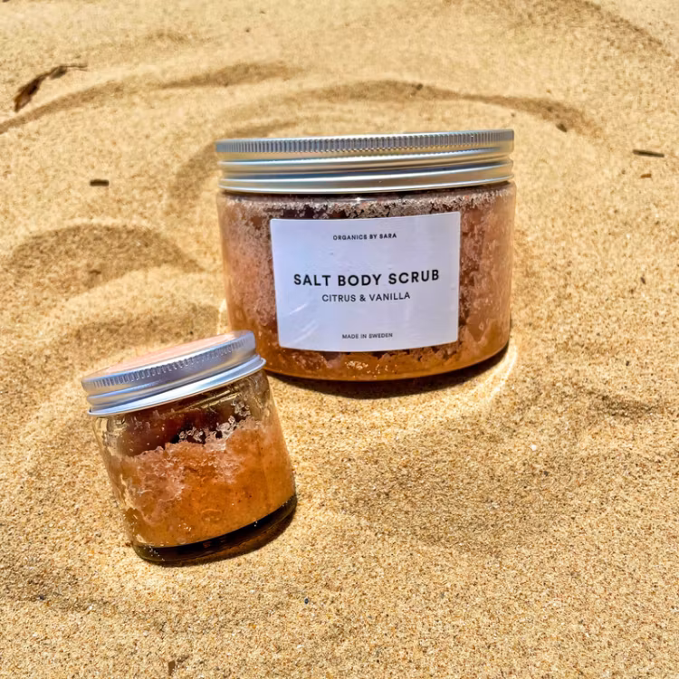 Vanilla Body Salt Scrub, 60 ml - By Sara